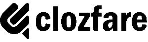 Clozfare wo black logo