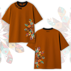 New Drop Shoulder- Feather Fusion