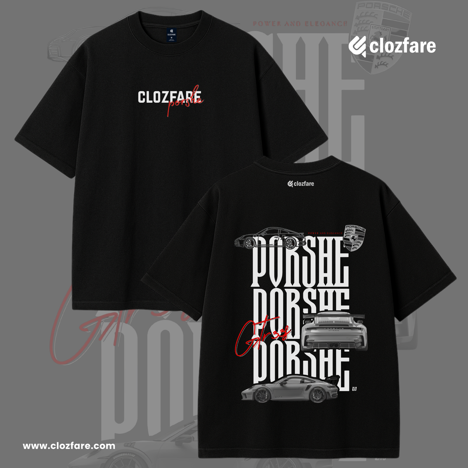 New Drop Shoulder-Porshe