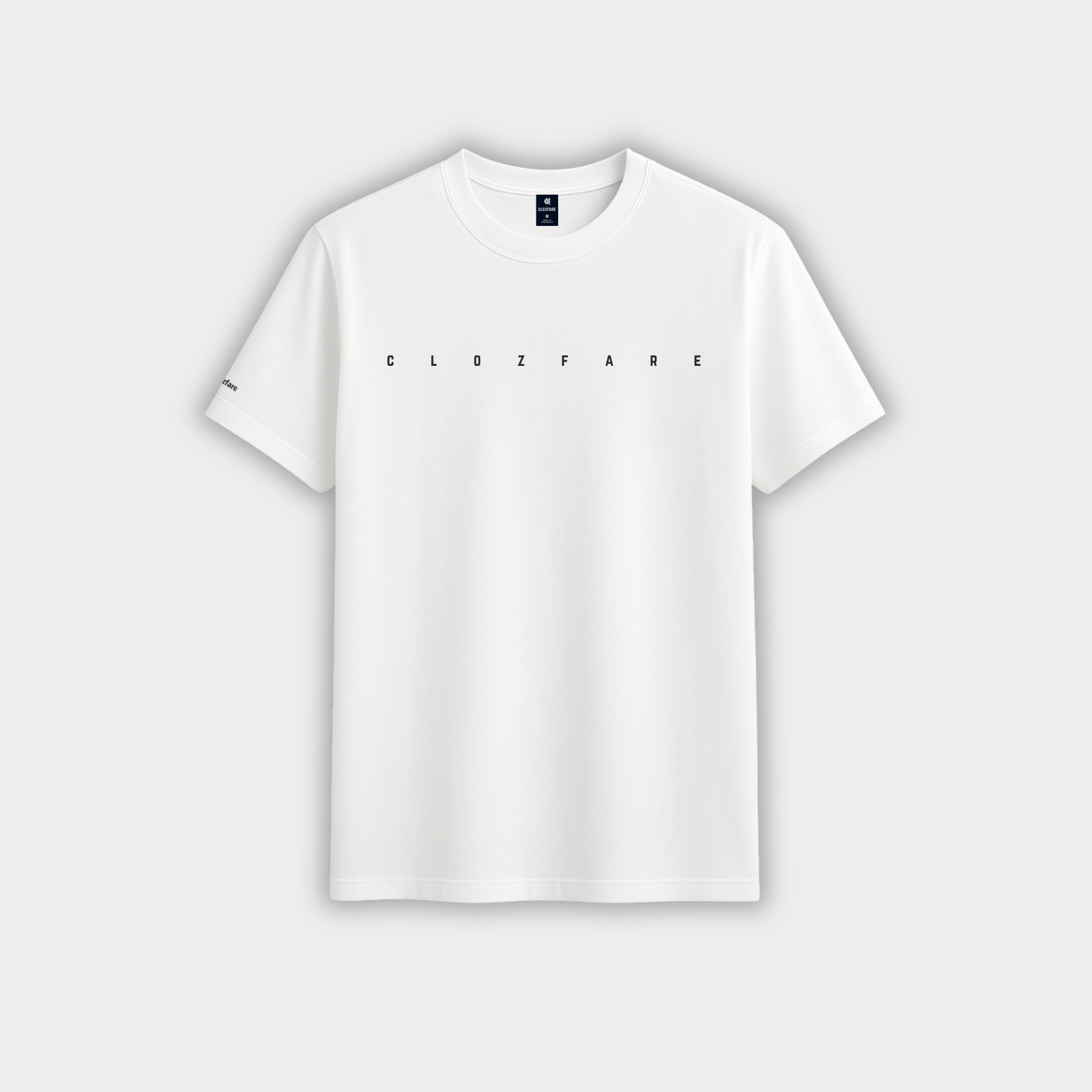 Premium Clozfare T shirt-White
