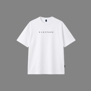 Drop Shoulder T-Shirt – Minimal Edition (White)