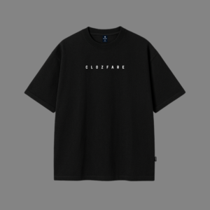 Drop Shoulder T-Shirt – Minimal Edition (Black)