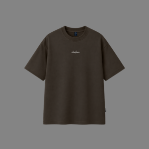 Minimal Signature Drop shoulder-(D Brown)