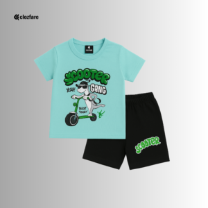 Kids t-shirt and shorts set – Scooter gang