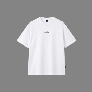 Minimal Signature Drop shoulder- (white)