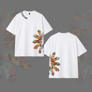 Feather Fusion Drop Shoulder-(White)